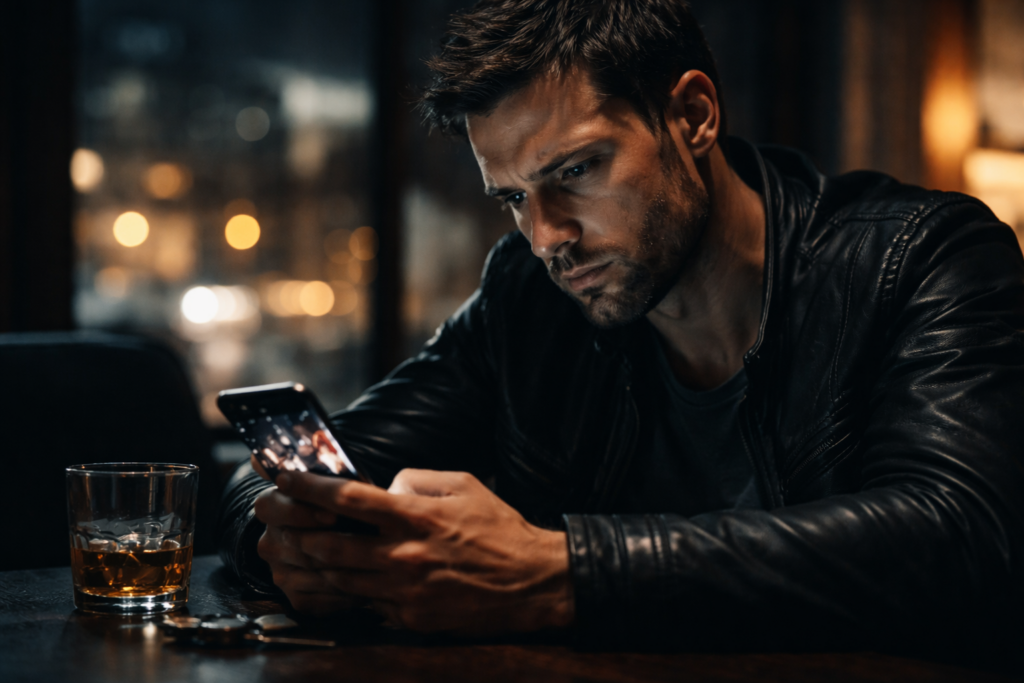 Ogląda story ale nie pisze