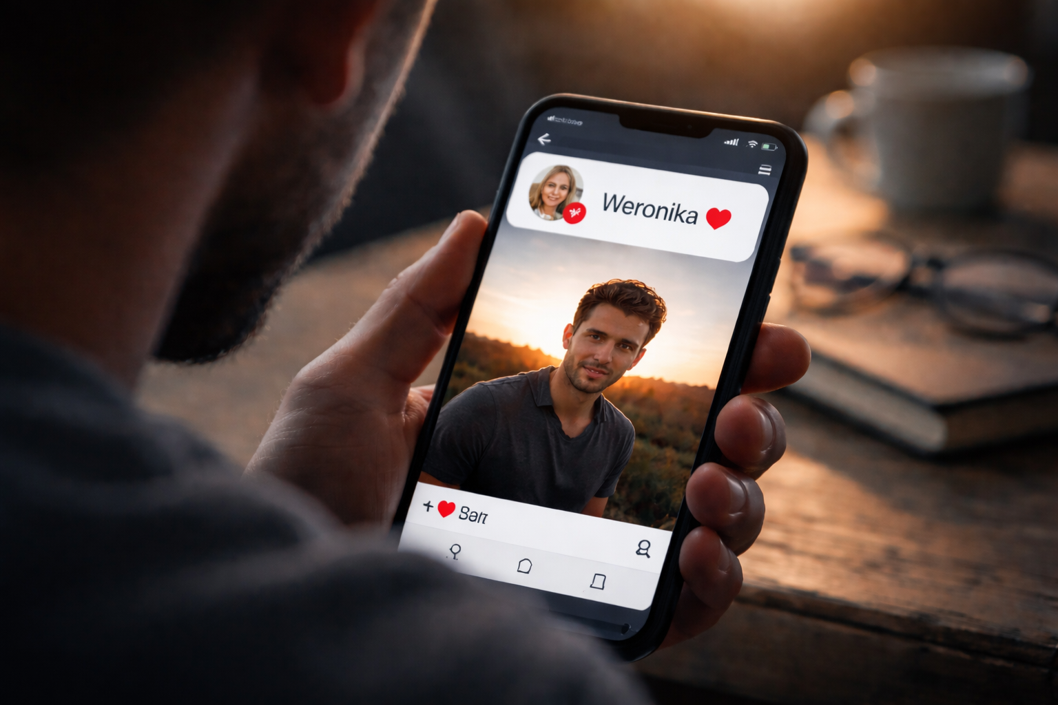 Była lajkuje zdjęcie